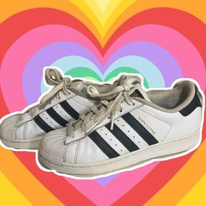 Adidas Original Superstars - Kids size 4.5 = Women’s US size 6